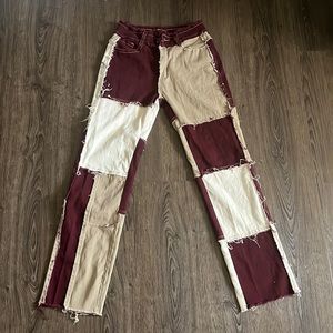 Khaki Straight Leg Pant